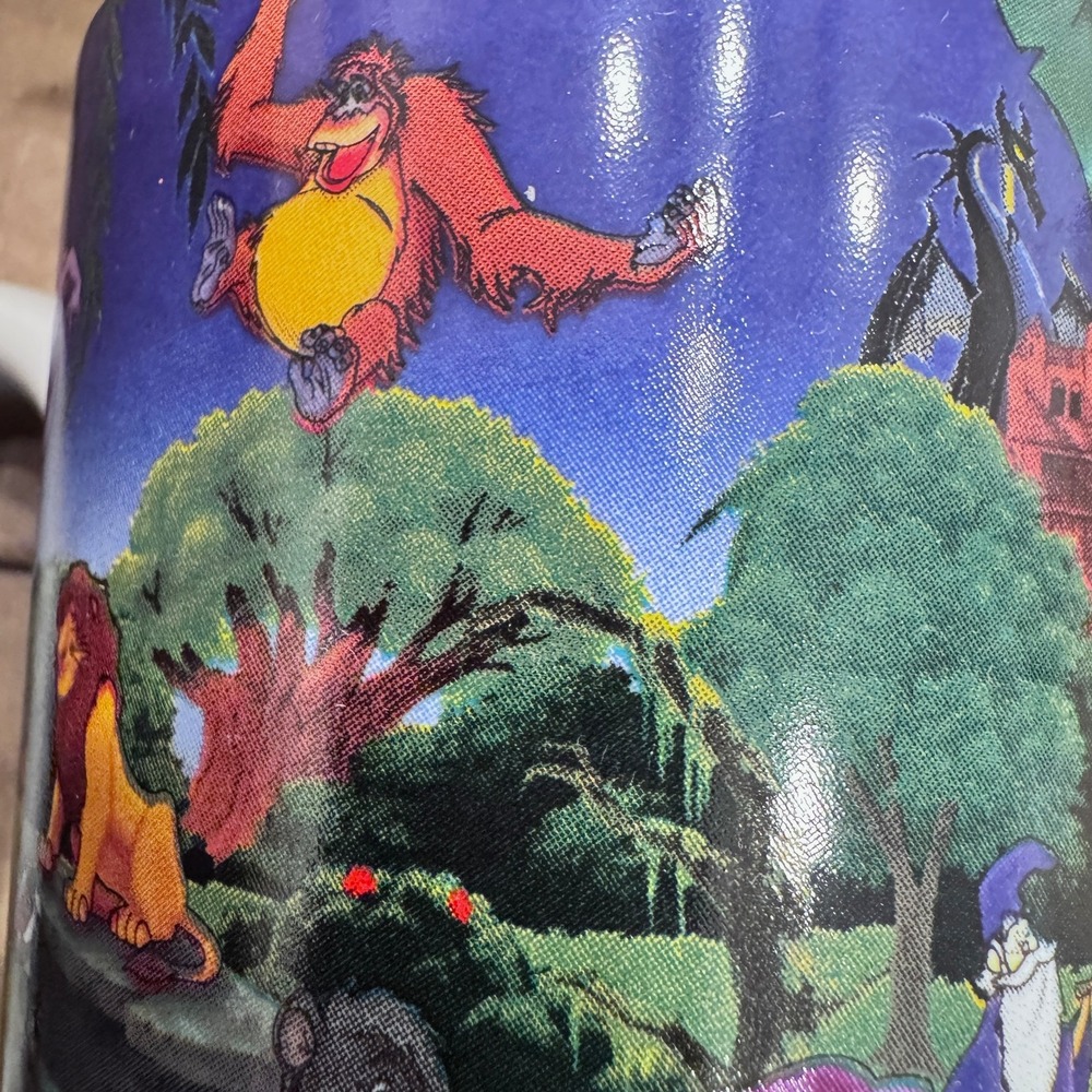 Disney Parks Walt Disney World Grandpa Character Collage Coffee Mug Teal Inside - Picture 10 of 11